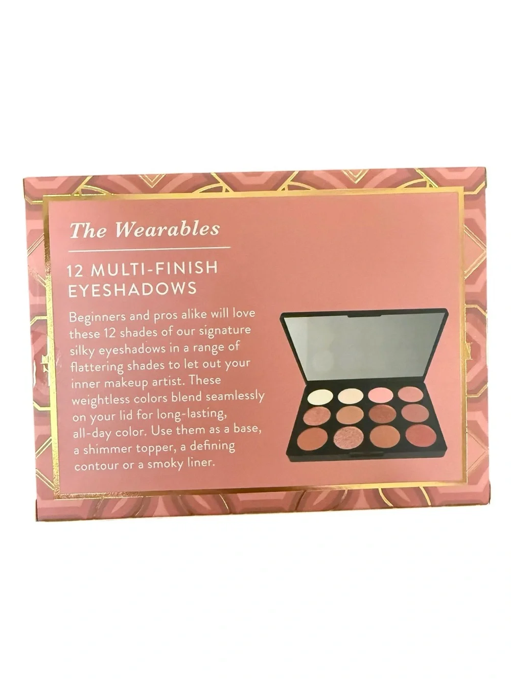 New Laura Geller The Wearables Eyeshadow Palette Pinking Of You In Box Unopened